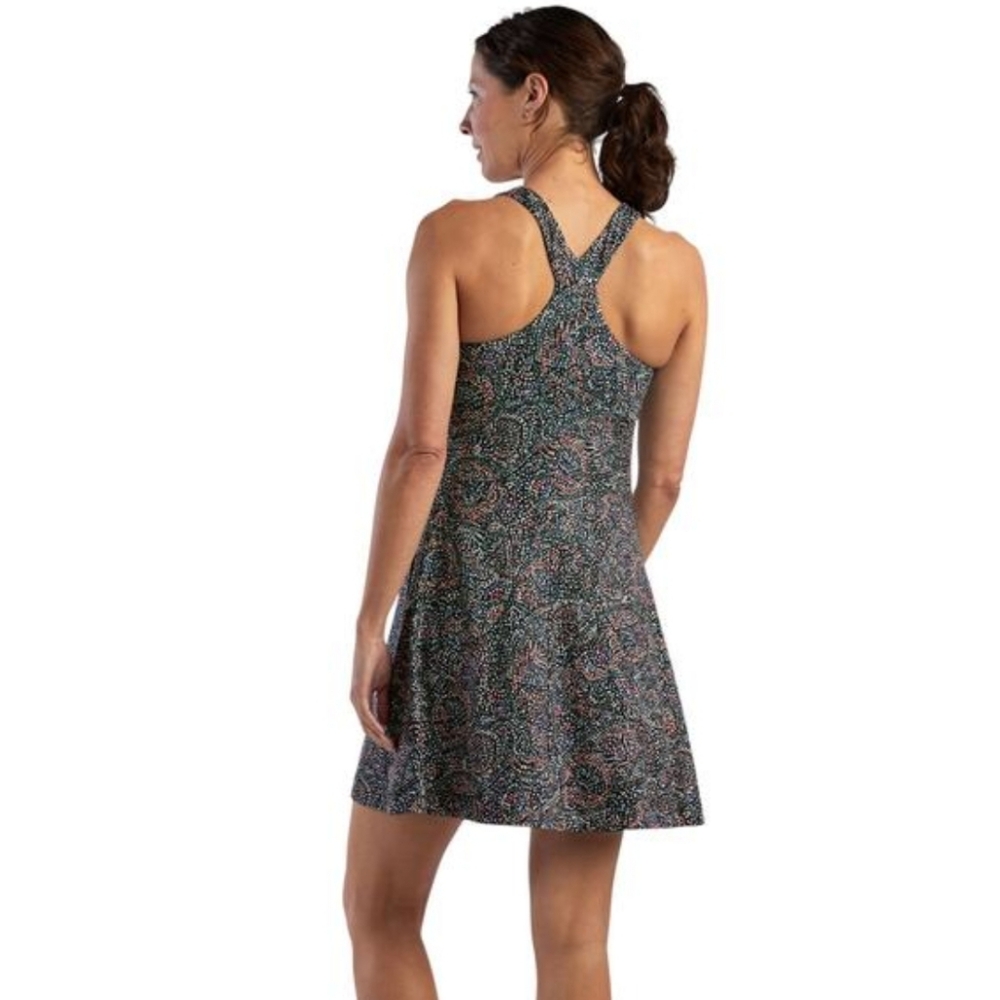 Title Nine Bia Romper Dress XL Convertible Snap Closure Shelf Bra Pockets - Picture 3 of 9